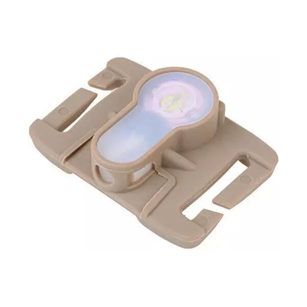 asgbox.pl - Marker elektroniczny Lightbuck MOLLE - dark earth (różowe światło)