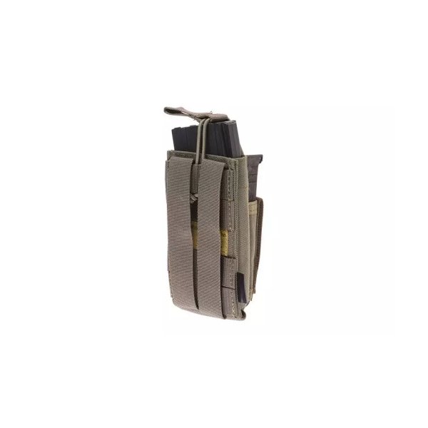 asgbox.pl - Pojedyncza ładownica Open Top na magazynek M4/M16 + pistoletowy - foliage green