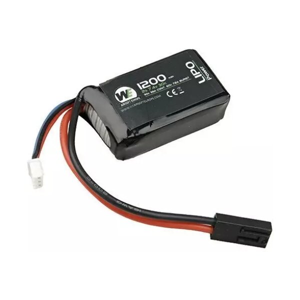 asgbox.pl - Akumulator LiPo 1200mAh 7.4V 30C - PEQ15 Micro