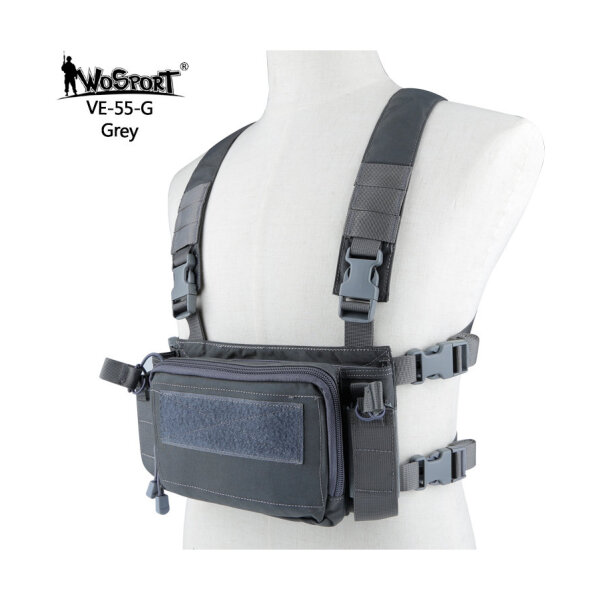 WST Tactical Chest Rig D3CRM - Grey