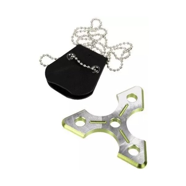 asgbox.pl - Naszyjnik/brelok shuriken - zielony