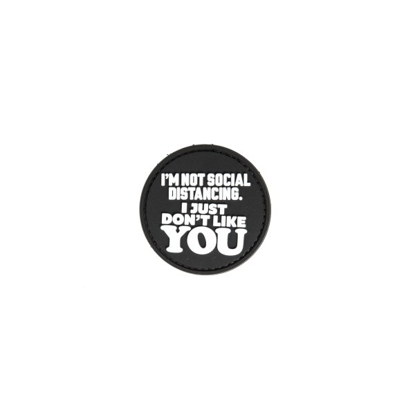 asgbox.pl - Naszywka 3D Just Don't Like YOU - czarna