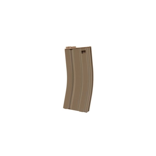 asgbox.pl - Magazynek mid-cap 100 kulek do replik typu M4/M16 - tan