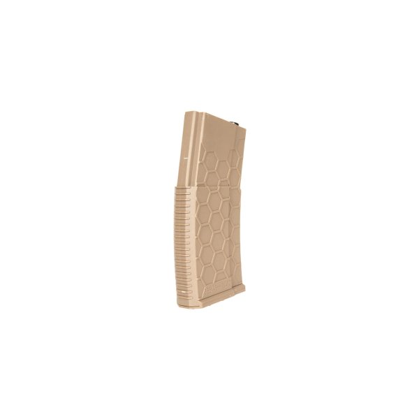 asgbox.pl - Polimerowy magazynek mid-cap HX 120 kulek do replik M4/M16 - tan