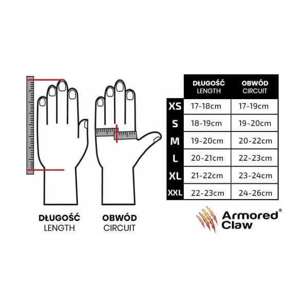 asgbox.pl - Rękawice taktyczne Armored Claw Shooter Cut - czarne