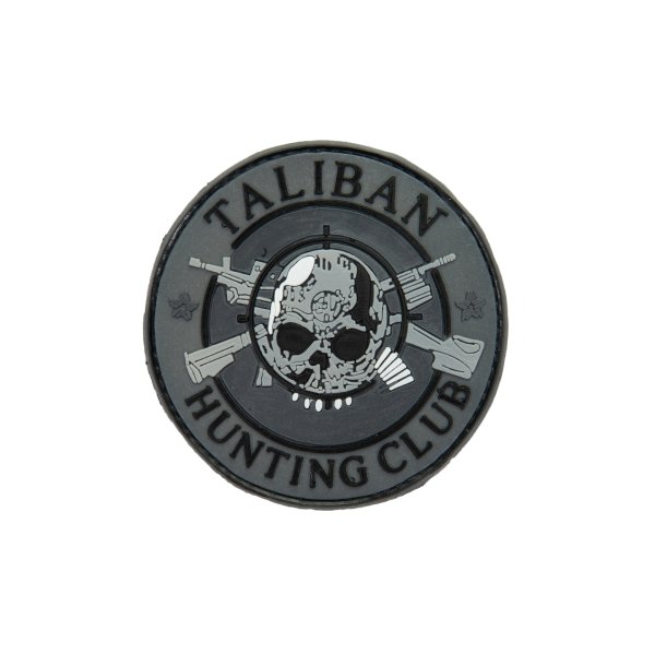 3D PVC TALIBAN HUNTING CLUB Patch - Grey