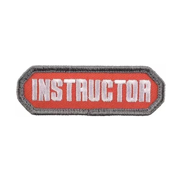 asgbox.pl - Naszywka Instructor - czerwona