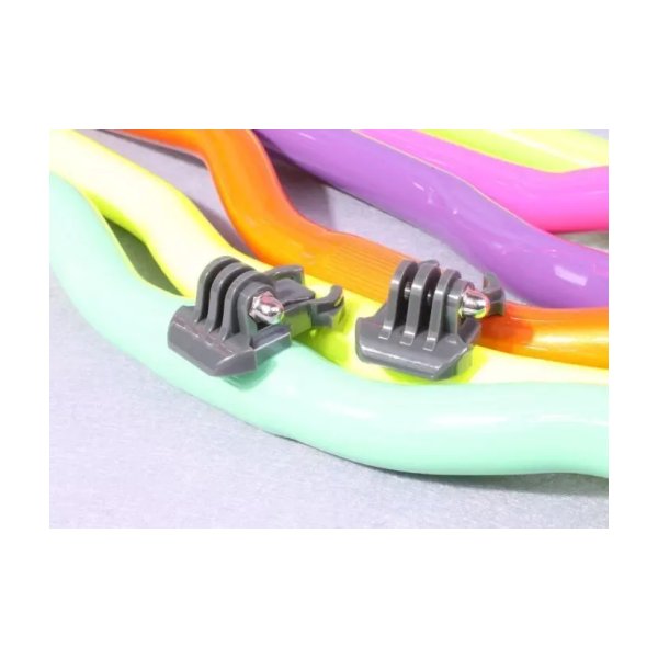 asgbox.pl - Zestaw klamer do kamer typu GoPro HD HR 3/2 QD Buckle Surface - szary