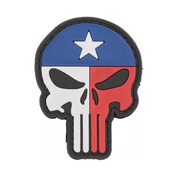 asgbox.pl - Naszywka 3D - Punisher Texas Flag
