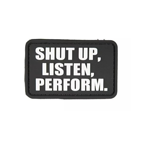 asgbox.pl - Naszywka 3D - Shut Up