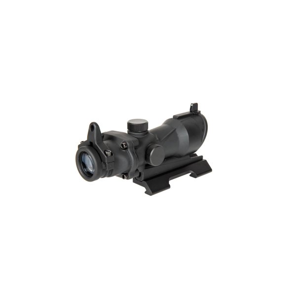 asgbox.pl - Replika lunety ACOG Style 4x32 z osłoną Killflash i montażem QD V2 - czarna