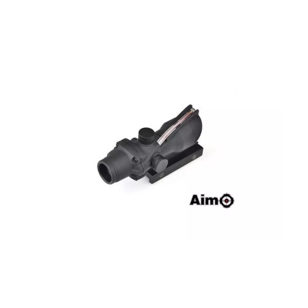 asgbox.pl - Replika lunety ACOG 4X32C (z atrapą światłowodu) - czarna