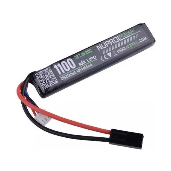 asgbox.pl - Akumulator LiPo 7.4V 1100mAh 20C - stick