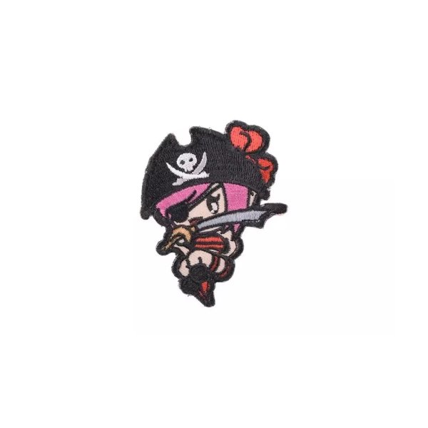 asgbox.pl - Naszywka Pirate Girl - Gothy