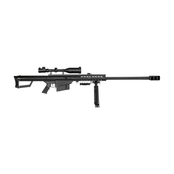 asgbox.pl - Replika karabinu wyborowego Barrett® M107 z dwójnogiem i lunetą