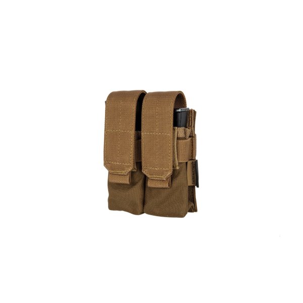 asgbox.pl - Podwójna ładownica na magazynki 9mm - Coyote Brown