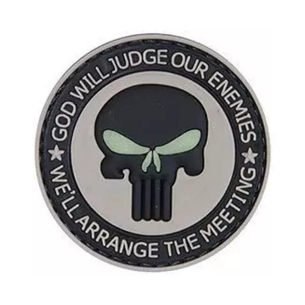 asgbox.pl - Naszywka 3D - GOD WILL JUDGE OUR ENEMIES