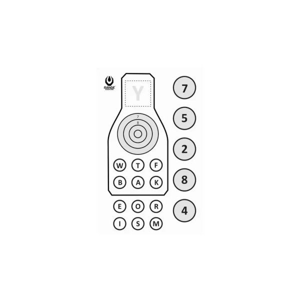 asgbox.pl - Tarcze strzeleckie SOP-2 - 50 szt.