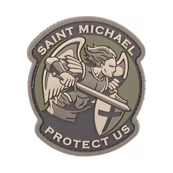 asgbox.pl - Naszywka Saint Michael Modern PVC - Multicam