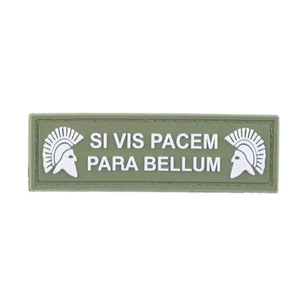 asgbox.pl - Naszywka 3D - SI VIS PACEM PARA BELLUM - zielona