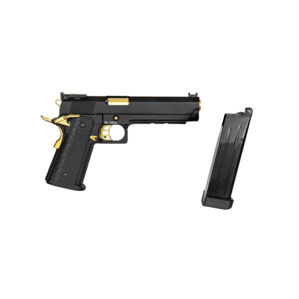 asgbox.pl - Double Bell Hi-Capa 795 Pistolet GBB - Czarno-Złoty