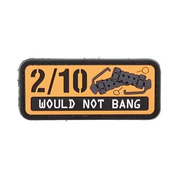 asgbox.pl - Naszywka 3D - Would Not Bang