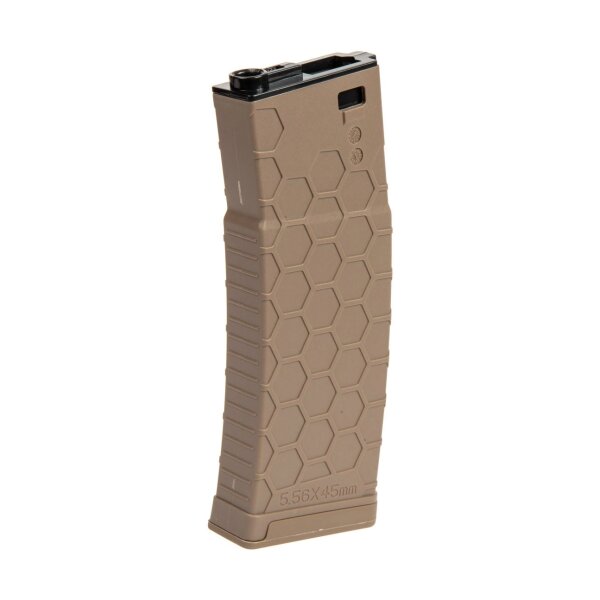 asgbox.pl - Magazynek hi-cap 350 kulek do replik M4/M16 - tan