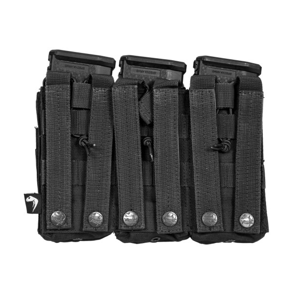 asgbox.pl - Potrójna ładownica na 6 magazynków typu M4/M16 - czarna
