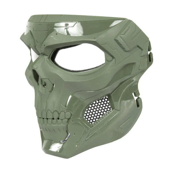 asgbox.pl - Maska Skull Messenger - olive drab