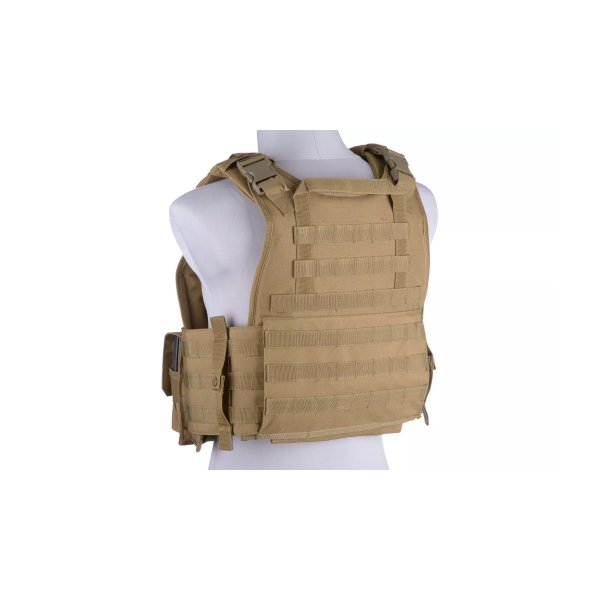 asgbox.pl - Kamizelka taktyczna typu Plate Carrier - tan