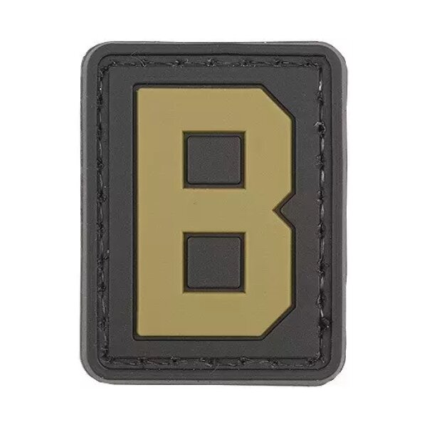 asgbox.pl - Naszywka 3D - Letter B