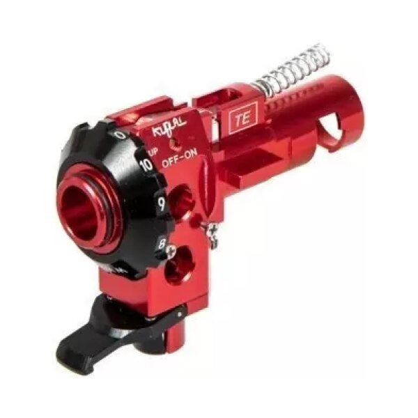 asgbox.pl - Rotacyjna komora hop-up CNC do replik M4/M16 - czerwona
