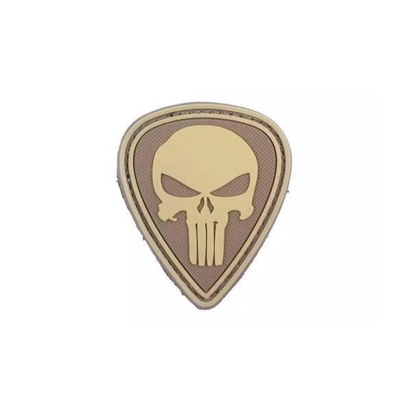 asgbox.pl - Naszywka 3D - Punisher - tan