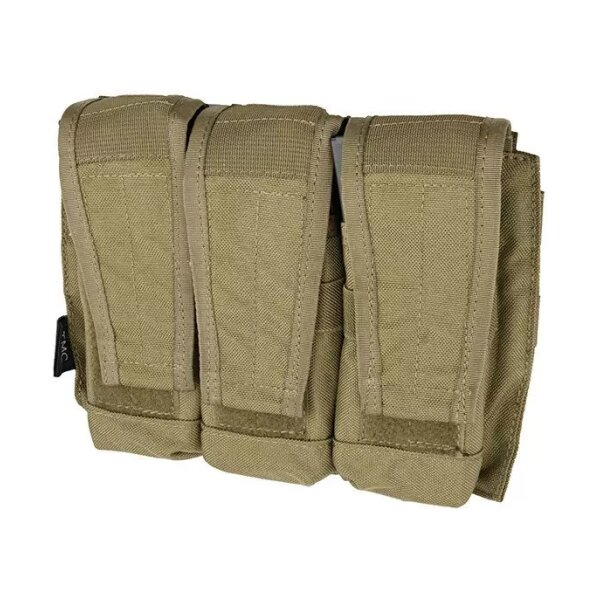 asgbox.pl - Potrójna ładownica typu AVS na magazynki M4/M16 - khaki