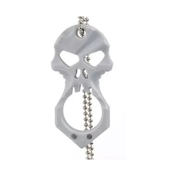 asgbox.pl - Wisiorek Skull EDC - szary