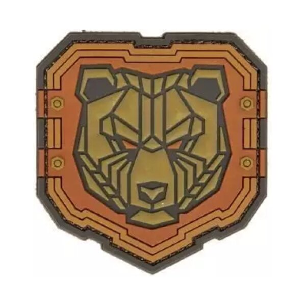 asgbox.pl - Naszywka Industrial Bear - Bronze