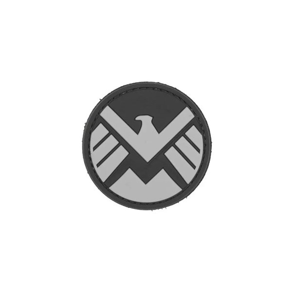 asgbox.pl - Naszywka 3D - Shield - czarna