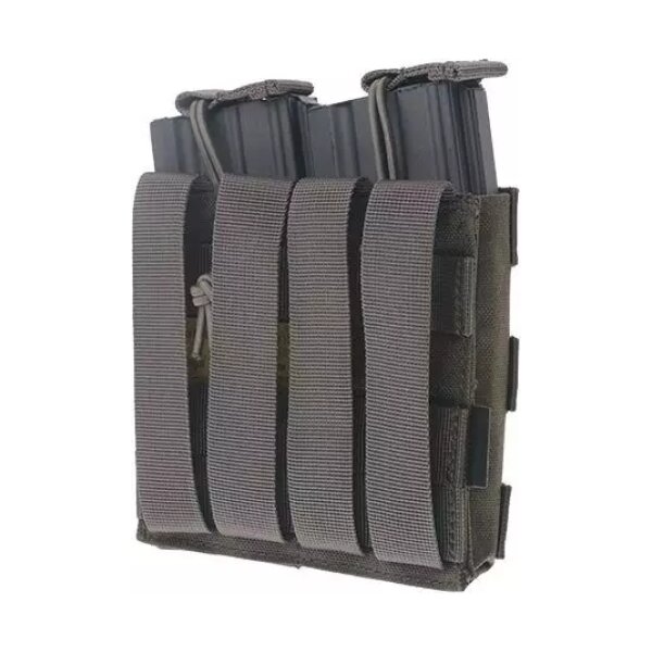asgbox.pl - Podwójna ładownica Open Top na magazynki M4/M16 - foliage green