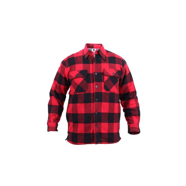 Lumberjack plaid shirt warm RED
