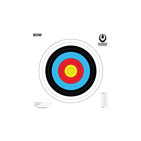 asgbox.pl - Tarcze Łucznicze BOW - 50 szt.