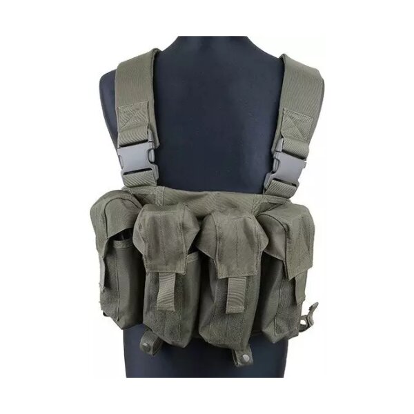asgbox.pl - Kamizelka taktyczna typu Chest Rig - oliwkowa