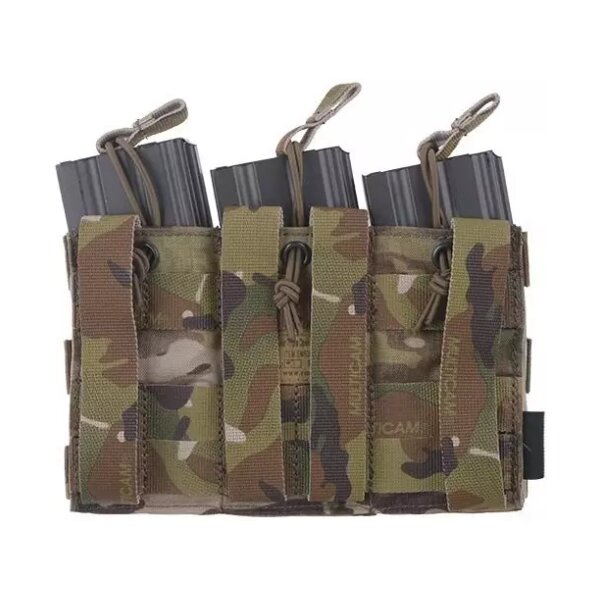 asgbox.pl - Potrójna ładownica Open Top na magazynki M4/M16 - Multicam