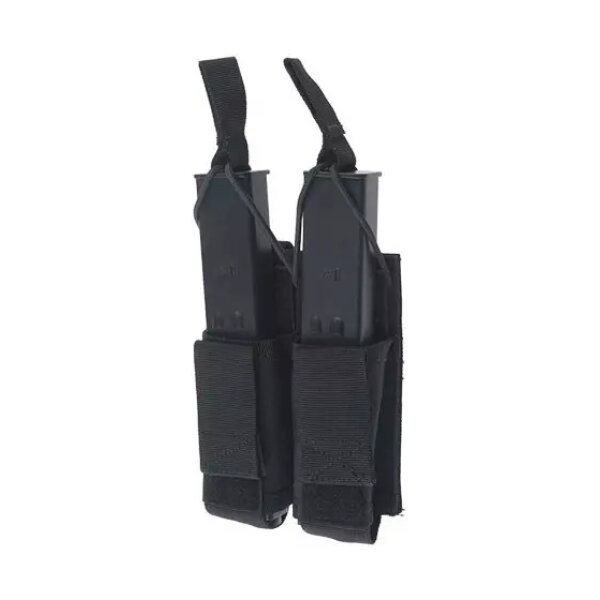 asgbox.pl - Podwójna ładownica na magazynki typu MP5 - czarna