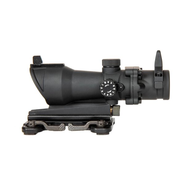 asgbox.pl - Replika lunety ACOG Style 4x32 z podświetleniem i montażem QD - czarna