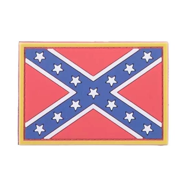 asgbox.pl - Naszywka 3D - Confederate Rebel - Full Color