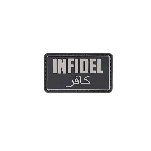asgbox.pl - Naszywka 3D - Infidel - Black