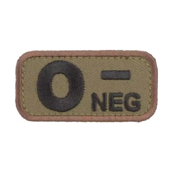 asgbox.pl - Naszywka BloodType : O-NEG - forest