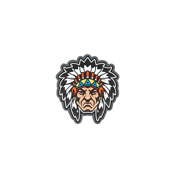 asgbox.pl - Naszywka Native American Warrior Head 1 - Full Color
