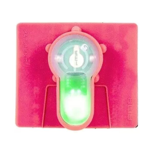 asgbox.pl - Marker elektroniczny Lightbuck V - różowy (zielone światło)
