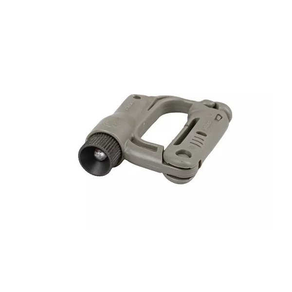 asgbox.pl - Klamra typu Grmlock z latarką - foliage green (niebieskie światło)
